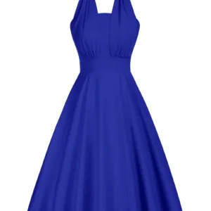 Sinine seotav naistekleit. Royal blue