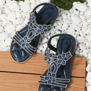 Naiste sandaalid, kivikestega