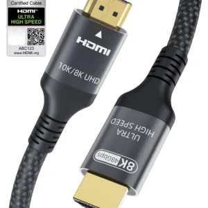 Adauxter 10K 8K HDMI 2.1 kaabel, ultrakiire, 6M