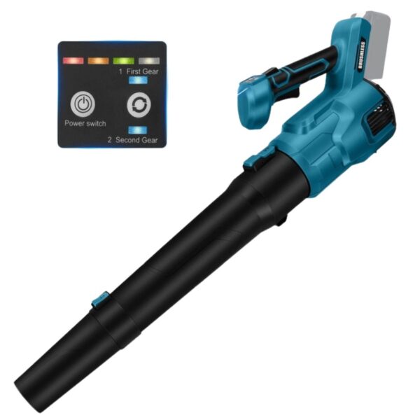Makita 18V akule sobiv akulehtpuhur 100 m/s harjadeta mootoriga 3 kiirust ilma akuta