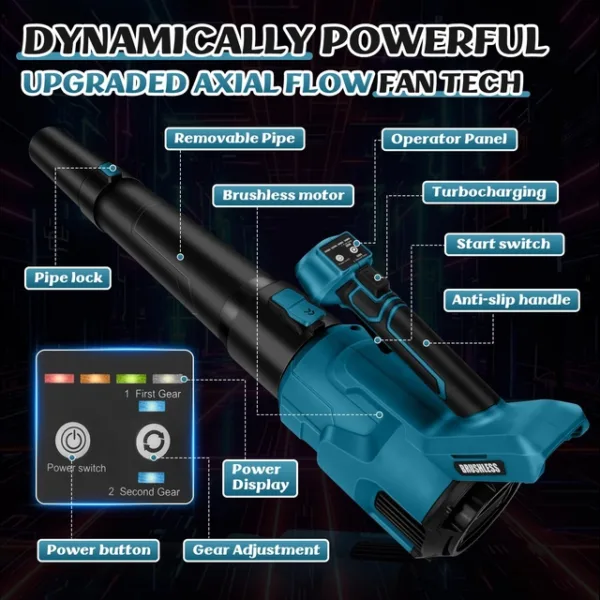 Lehepuhur Makita 18V akule 100 m/s - Image 3
