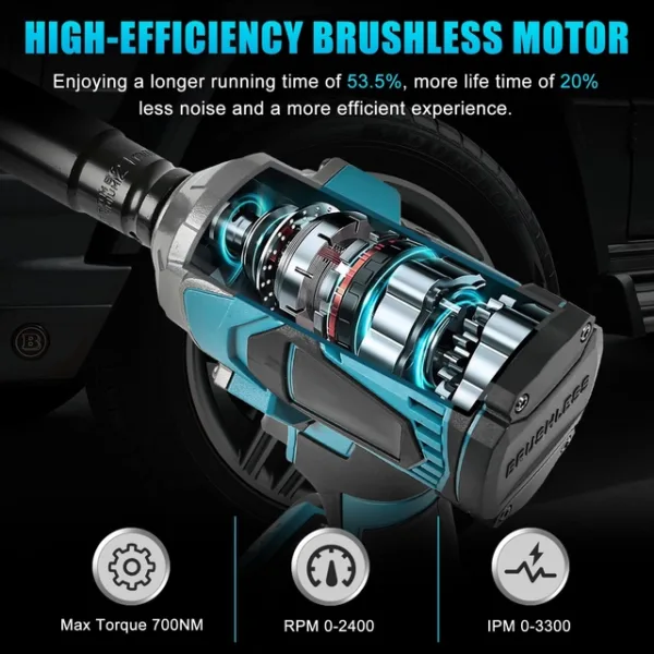 Löökmutrikeeraja 700Nm Makita 18V akule - Image 3