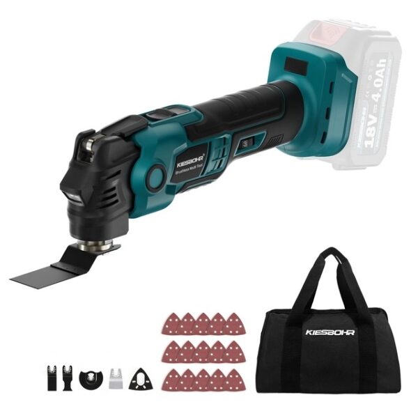 KIESBOHR harjavaba multitööriist Makita 18V akule 6000–20000 p/min 3.6° võnkenurk vibratsioonisummutusega ilma akuta