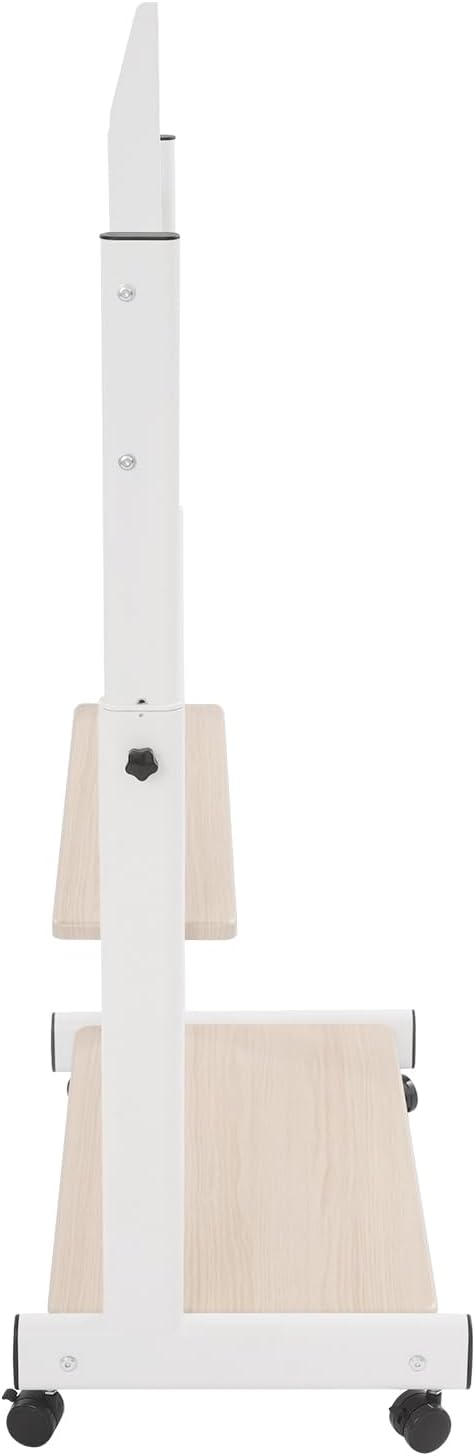 Ratastel tv alus riiuliga 43–86 tollistele teleritele valge - Image 4