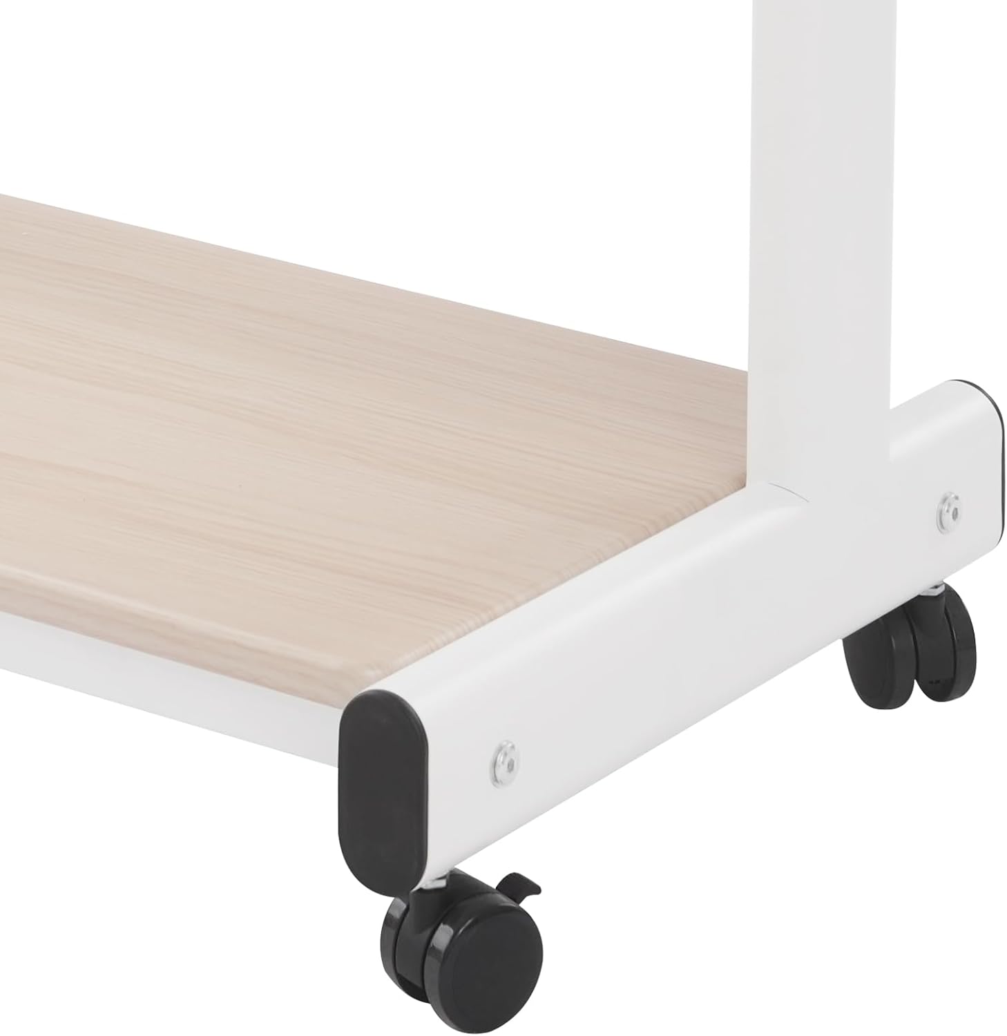 Ratastel tv alus riiuliga 43–86 tollistele teleritele valge - Image 6