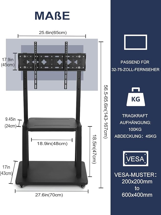 Tv alus 32–75'' teleritele sülearvuti riiuliga - Image 3