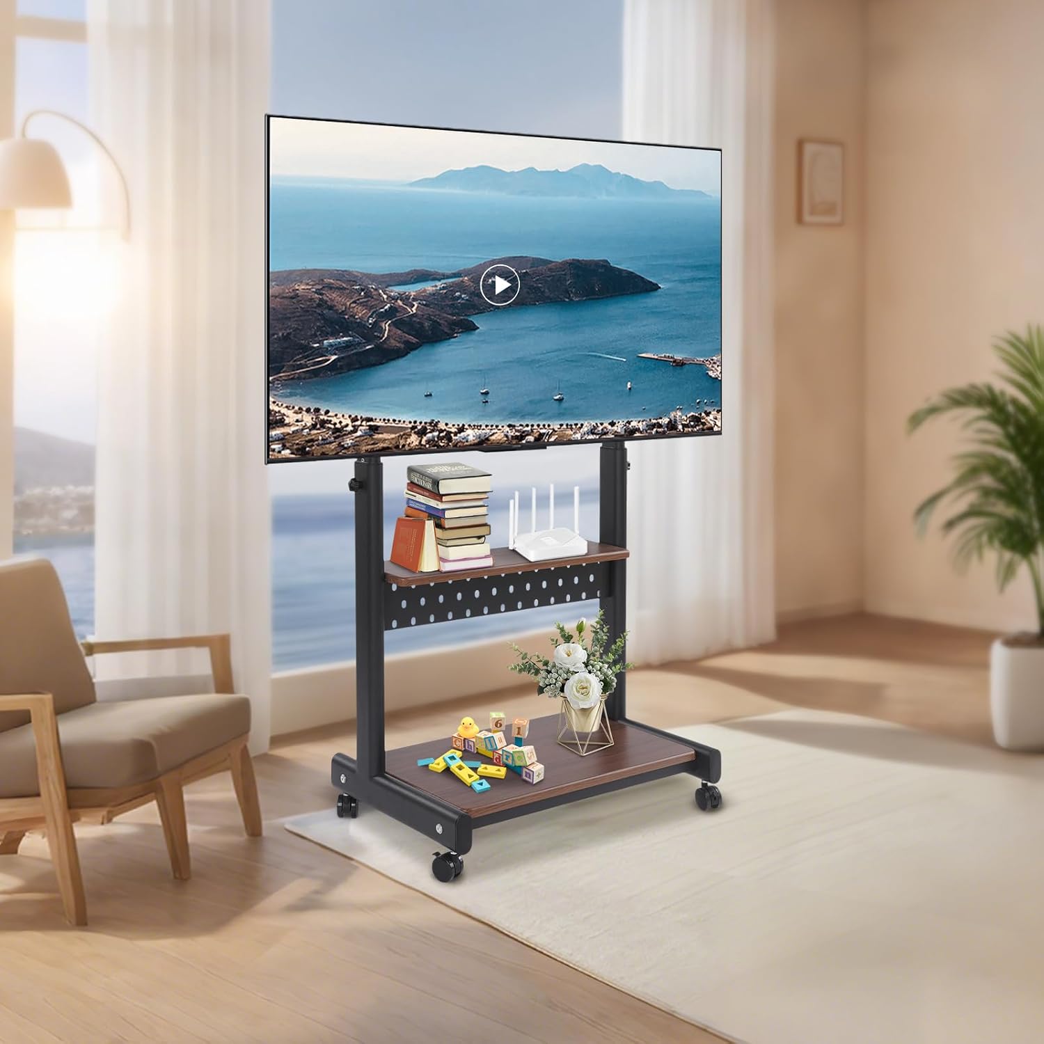 Ratastel tv alus riiuliga 43–86 tollistele teleritele - Image 5