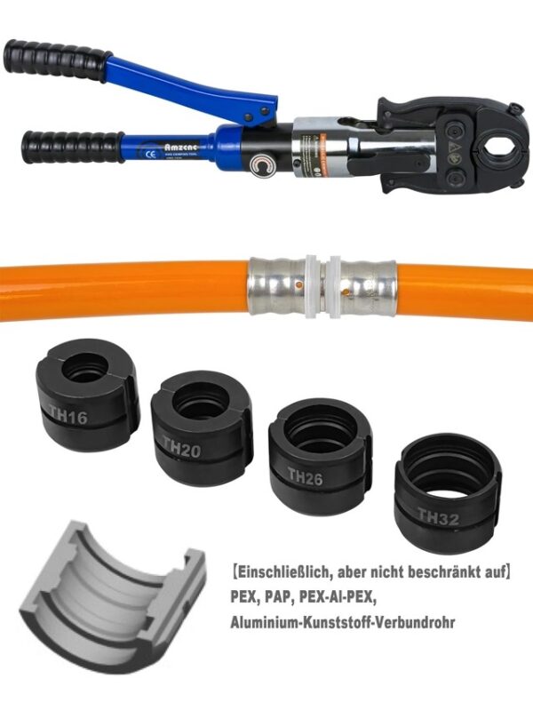 AMZCNC alupex pressitangid – TH-profiil 16–20–26–32 mm - Image 2
