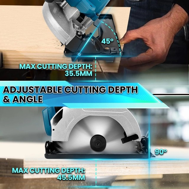 Professionaalne akuketassaag 185mm Makita 18V akule - Image 3