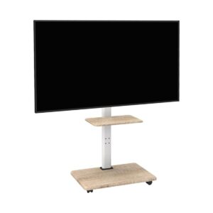 Sonoma tamme viimistlusega ratastel telerialus kahe riiuliga, sobib 32–70-tollistele lameekraan-teleritele. Vastupidav metallraam ja hele puidumuster loovad modernse ilme nii koju kui kontorisse.