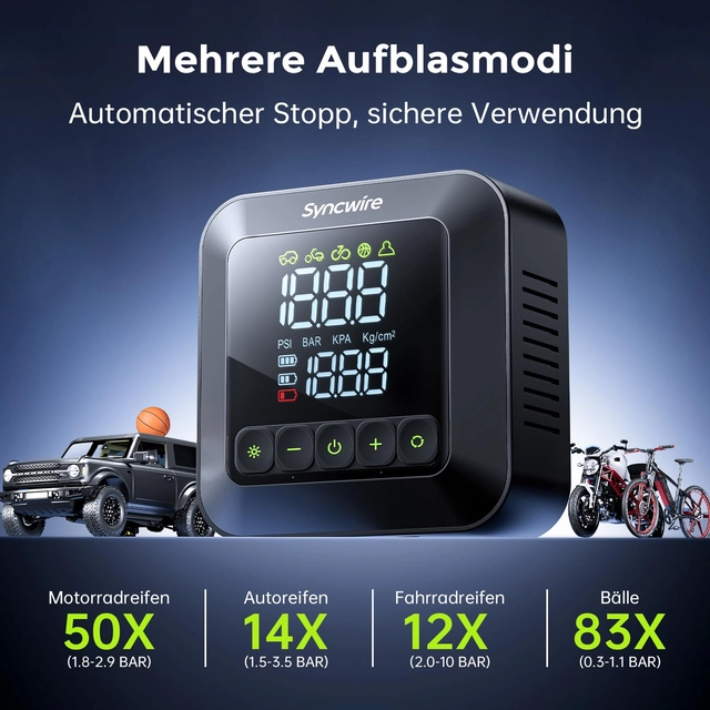 Syncwire kaasaskantav õhukompressor - Image 3