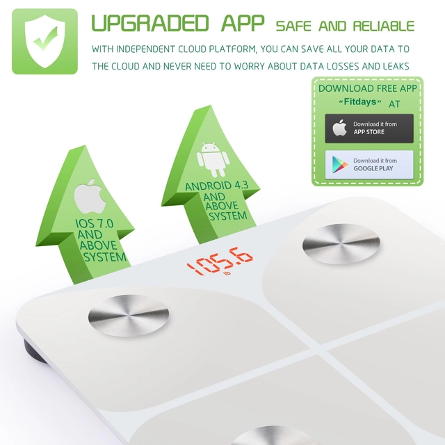 Digitaalne nutikaal max 180 kg - Image 3