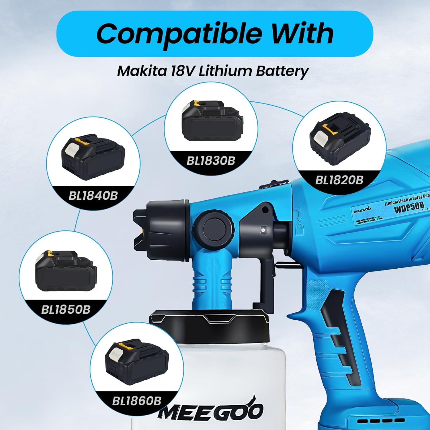 Värvipüstol Makita 18V akule - Image 6