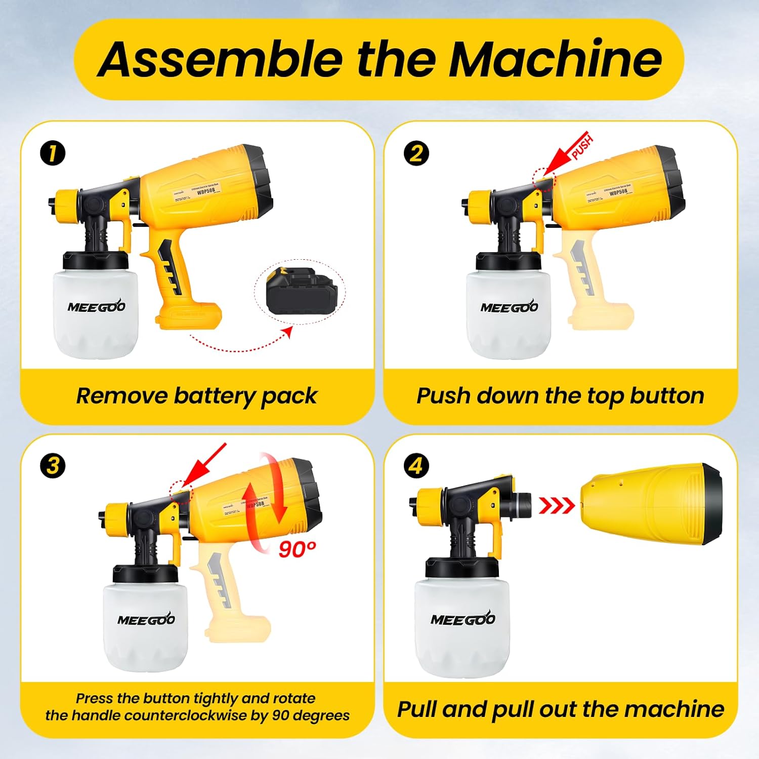 Värvipüstol Dewalt 18V akule - Image 3