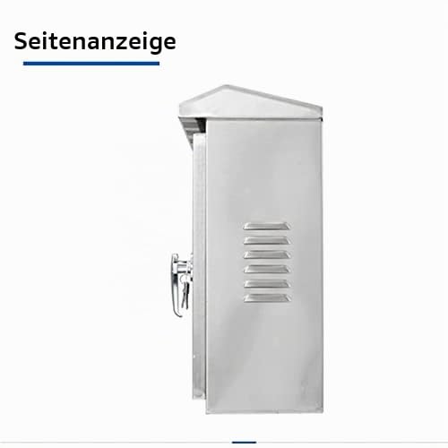 Roostevabast terasest elektrikapp 40 × 30 × 14 cm – lukustatav, veekindel - Image 4