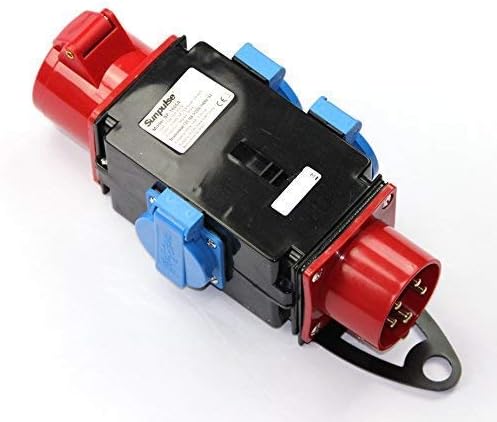 Solartronics SP-1605A ehituselektrikilp 3 × 230 V ja 1 × 400 V CEE 16 A pistikupesaga