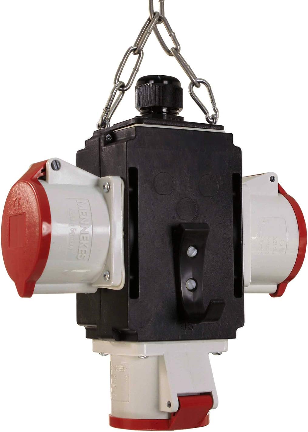 Voolujaotur 3 × CEE 400 V 32 A pistikupesaga