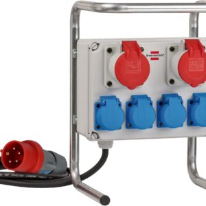 Brennenstuhl 1153750 6 pesaga pikendusjuhe 2 m 16 A IP44