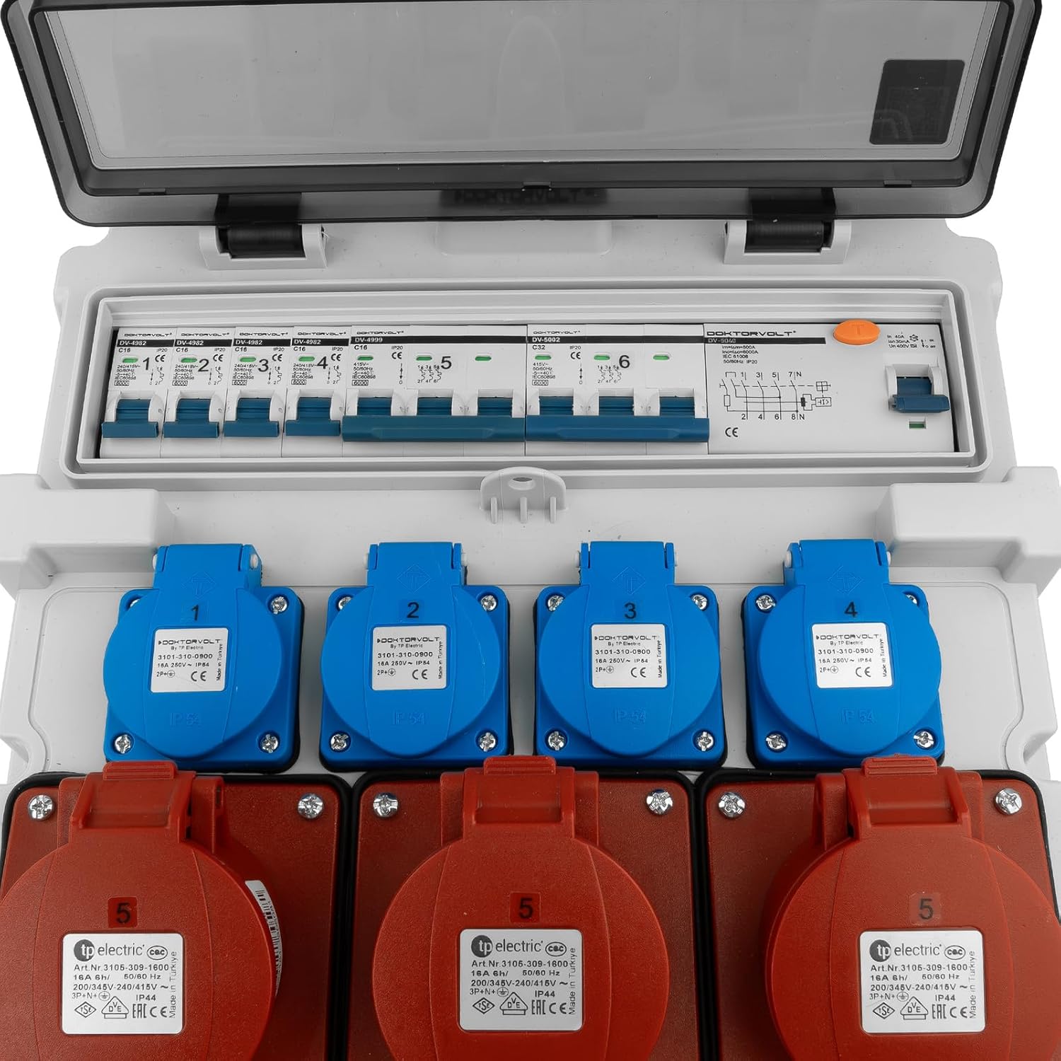 Elektrikilp 3 × CEE 16 A, 2 × CEE 32 A, 4 × 230 V - Image 14